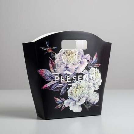 Пакет подарочный «Present», 26 × 28 × 8 см