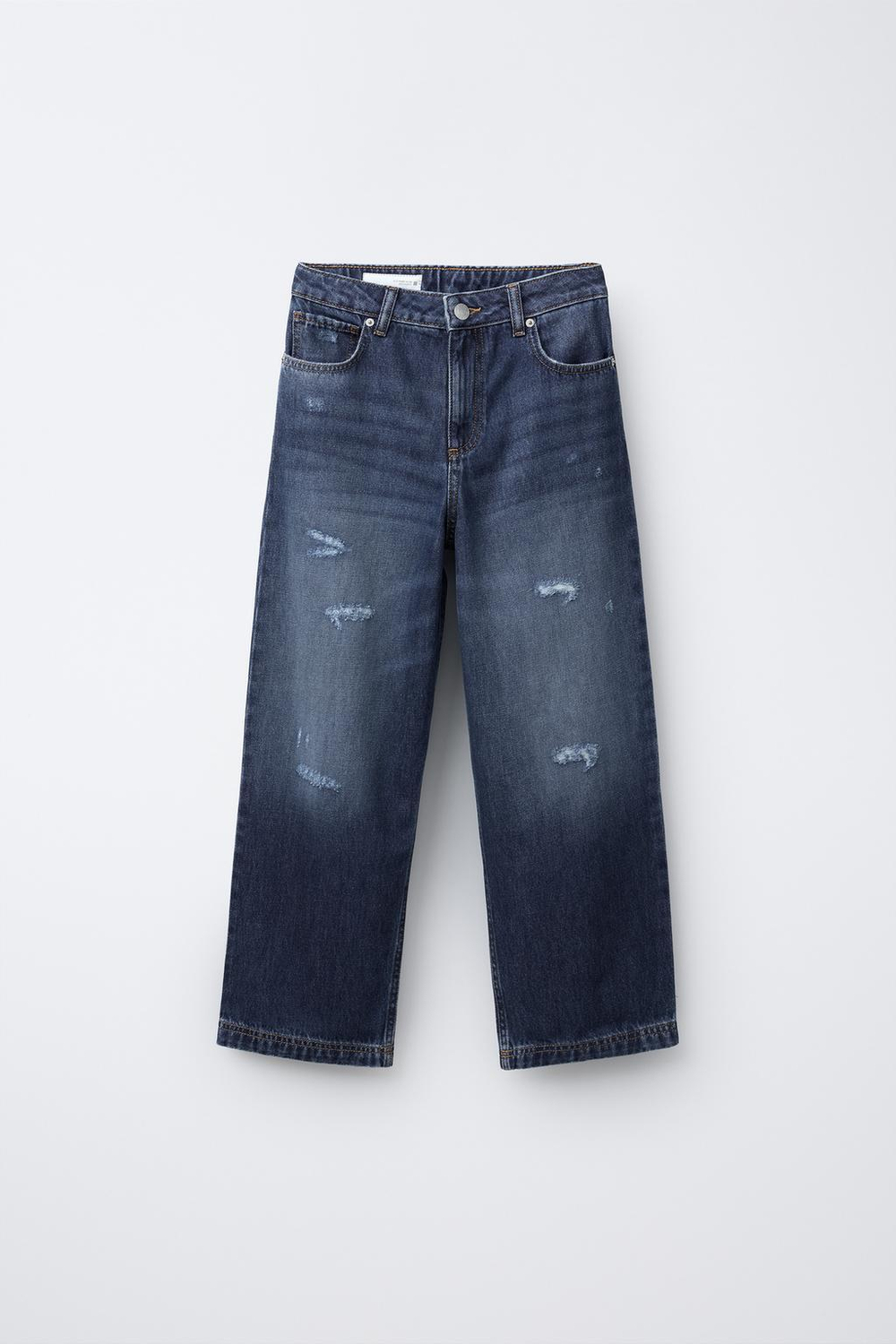 ZARA ДЖИНСЫ RELAXED BAGGY, ТЕМНО-СИНИЙ