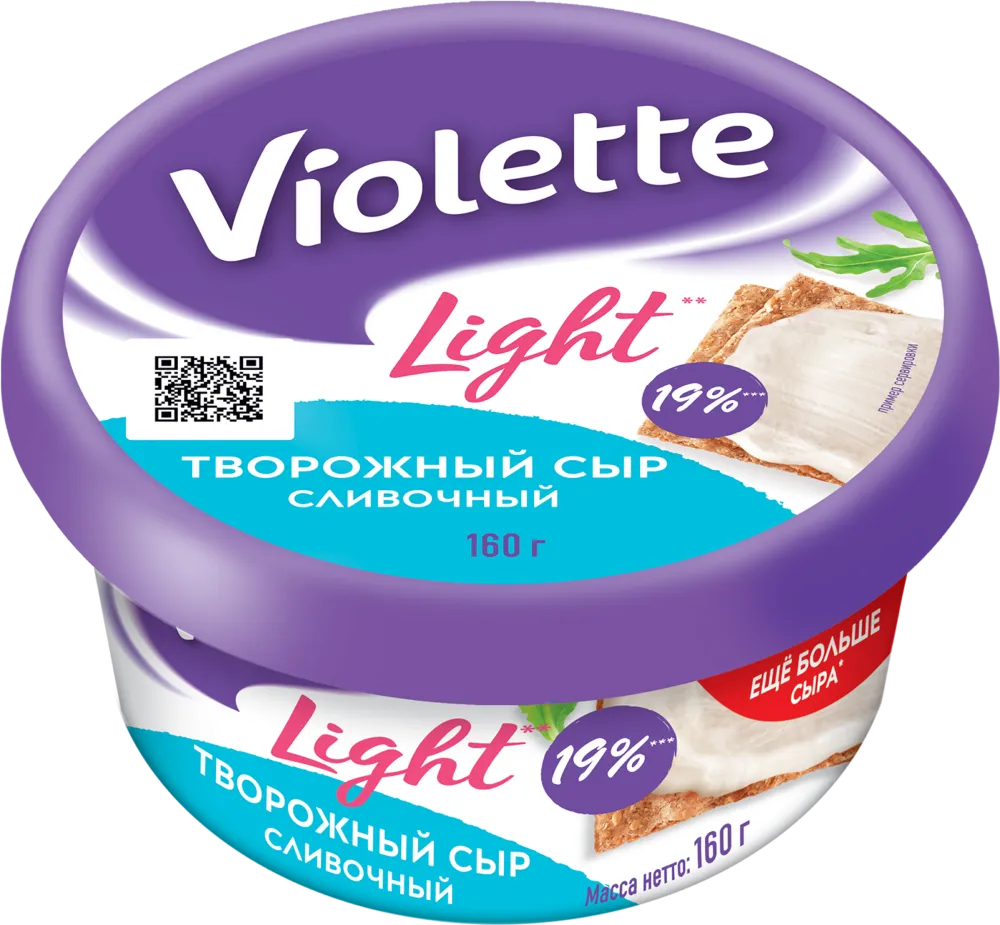 Сыр "Виолетта" лайт сливочный 400г