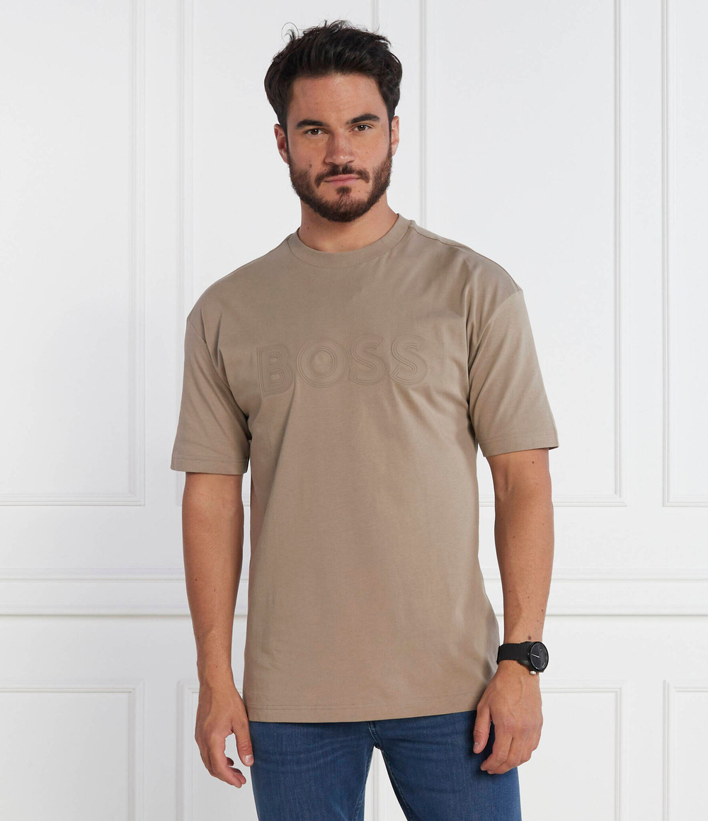 Футболка Tee Lotus BOSS GREEN - хаки(50501232)