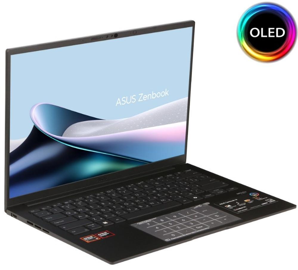 Ноутбук ASUS Zenbook 14 UM3406GA-QD049 14" / 16 Гб / SSD 512 Гб / Без ОС / 90NB17R1-M00210