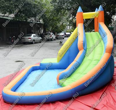 Батут для дачи "Яркий замок"  4*3*2,2 м