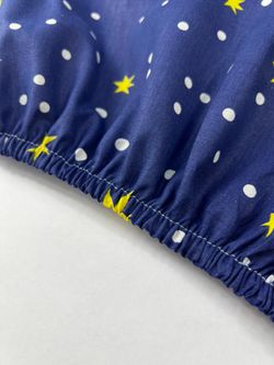 Простынь на резинке перкаль Сказка "Зимняя сказка" 160x200 см