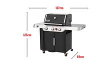 Газовый гриль Weber Genesis E-335, 5 горелок, чёрный