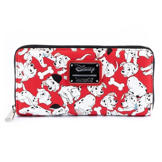 Кошелек Loungefly Disney 101 Dalmations 70th Anniversary AOP Zip Around Wallet WDWA1794