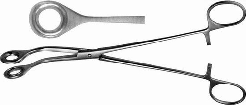ТМ- Щ-55-1 Щипцы геморроидальные, окончатые,изогнутые, 215 мм (НОВОЕ ИСПОЛНЕНИЕ)