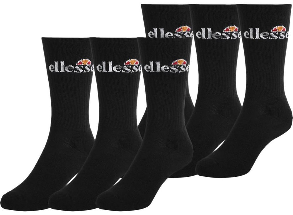 Теннисные носки Ellesse Romuno Sport Sock 6P - black