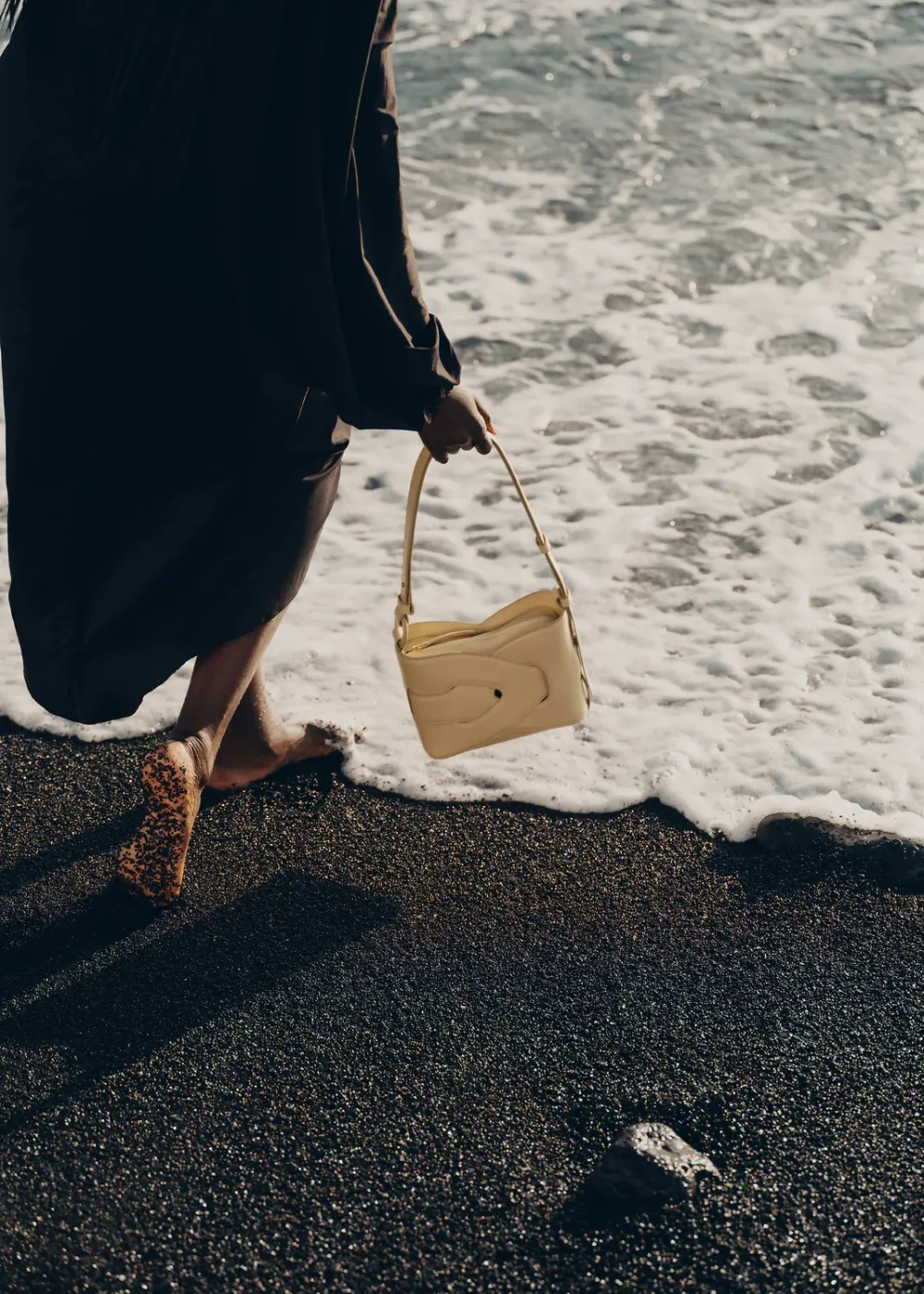 POLENE СУМКА NODDE, СВЕТЛЫЙ ЭКРЮ