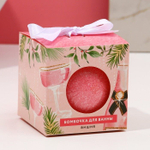 Бомбочка для ванны «Сияй в Новом году» с ароматом вишни - 130 гр.