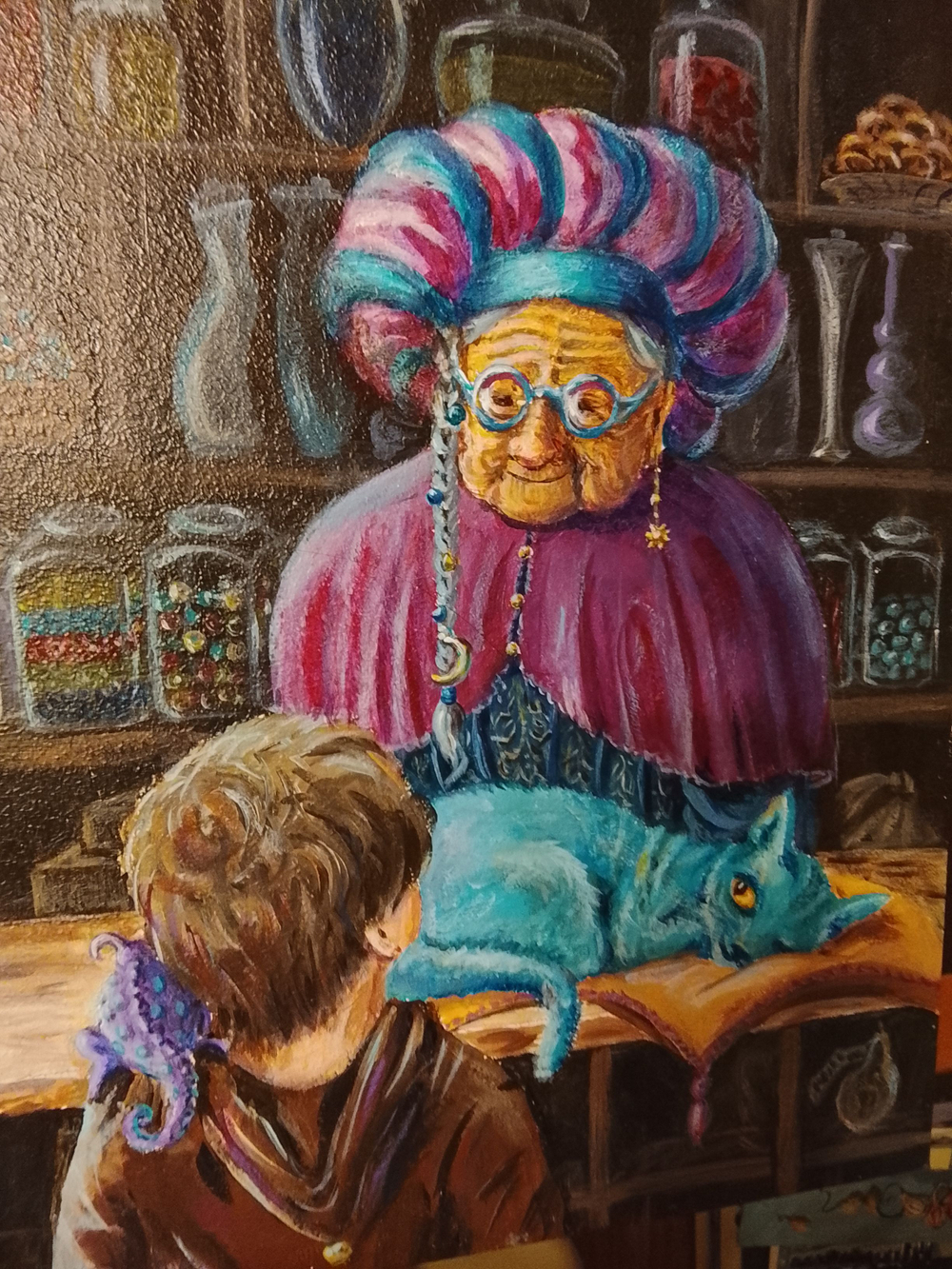 Картина "Айва", натюрморт. 30 см на 30 см. Акрил на картоне. Авторская живопись, оригинал.