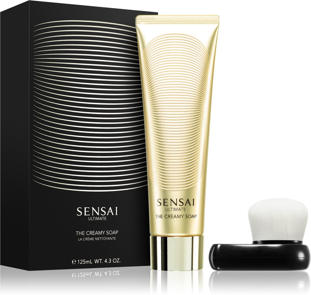 Sensai Ultimate The Creamy Soap - крем-мыло с кисточкой /   125  ml  / GTIN 4973167837030