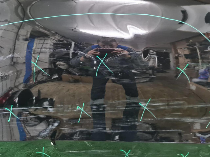 Дверь сдвижная правая Mercedes V w447 (2014-н.в.)