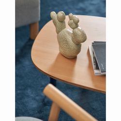 Стол журнальный Ottal, 110х59,5х32 см, бук, бежевый/синий