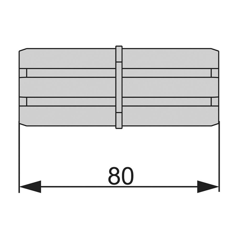 Торцевое соединение профиля TECEprofil