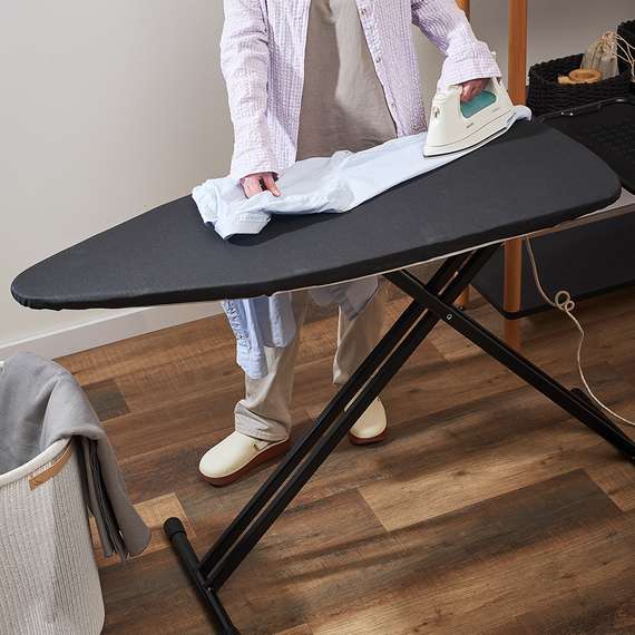 Доска гладильная напольная smart iron, 122х43 см, графит