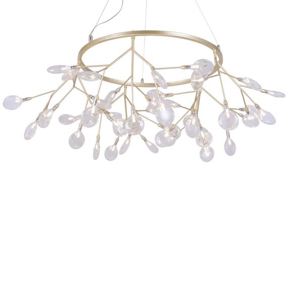 Подвесная люстра Crystal Lux Evita SP45 D Gold/Transparent