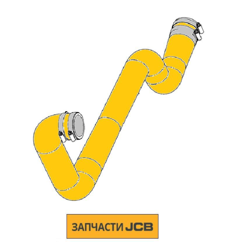 Патрубок JCB 332/V3814