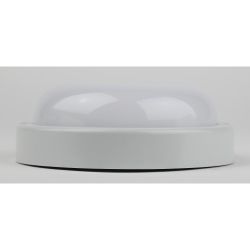Светильник ЖКХ светодиодный ЭРА SPB-201-2-65K-012 IP65 12Вт 6500К D155 круг с оптико-акустическим датчиком | Светильники для ЖКХ IP65