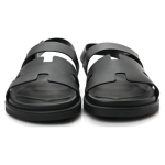 Hermes Genius Functional Beach Sandals Men's Black, H231695Z H02