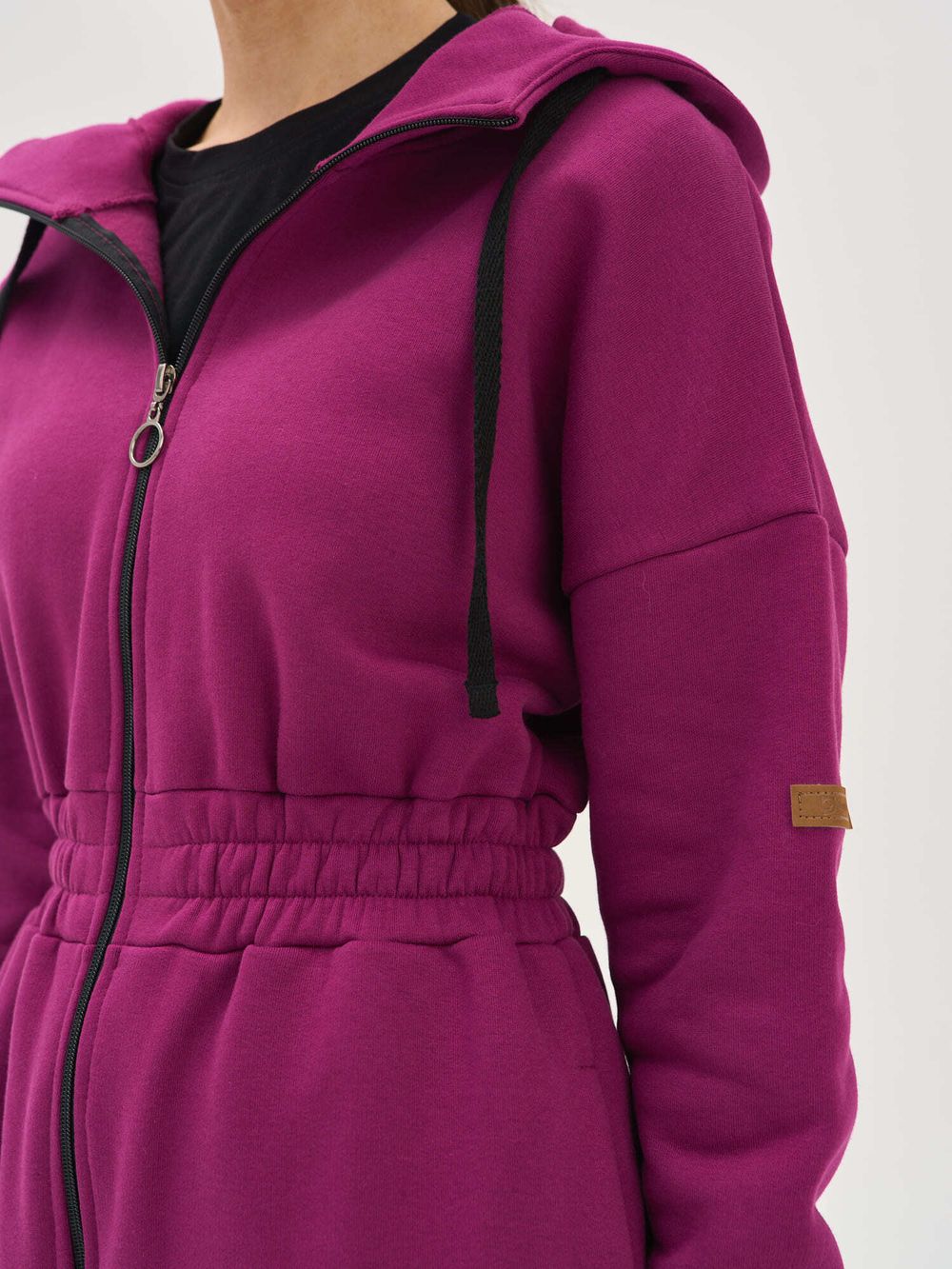 Комбинезон оверсайз "Слива" женский утепленный