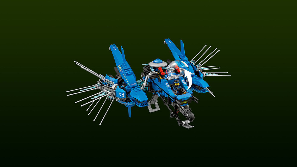 LEGO Ninjago Movie: Самолёт-молния Джея 70614 — Lightning Jet — Лего Ниндзяго фильм