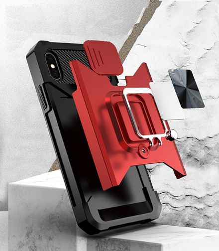 Противоударный чехол Сard Reader Case для iPhone X / XS
