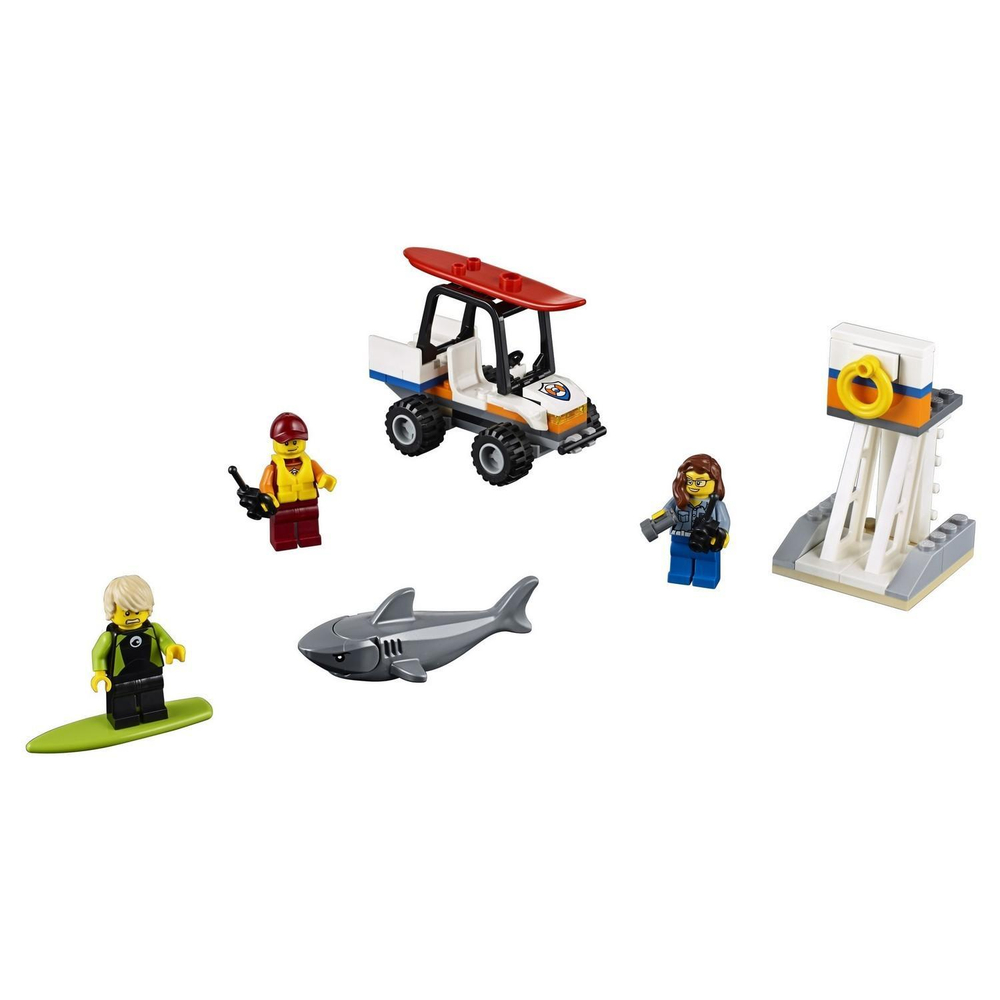 LEGO City: Береговая охрана: Набор для начинающих 60163 — Coast Guard Starter Set — Лего Сити Город