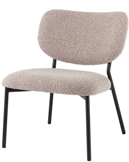 Кресло лаунж Jamie серый