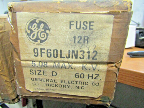 9F60LJN3125.08 MAX. KV FUSE