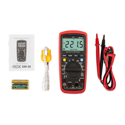 Цифровой мультиметр RGK DM-30 776448