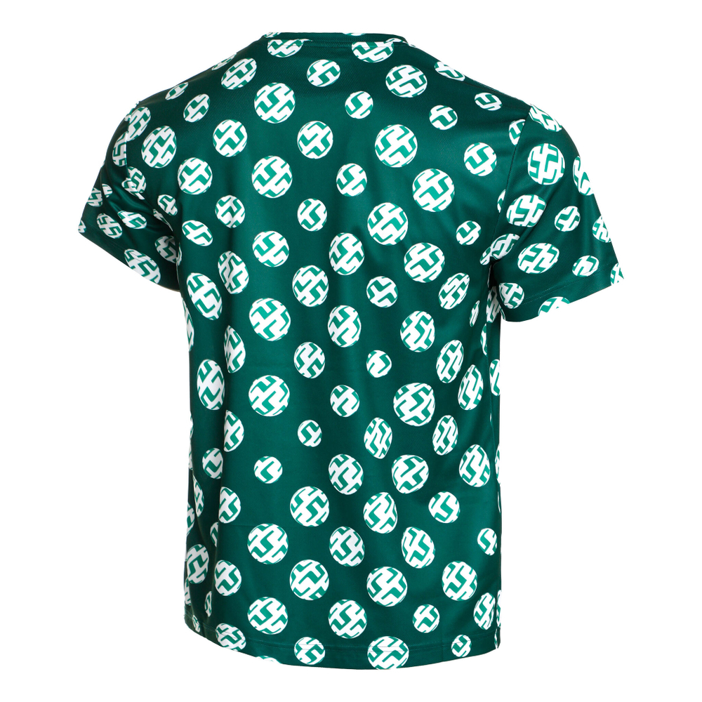 Мужское теннисное поло JLindeberg Flatlocked T-Shirt Men - Green, Multicoloured