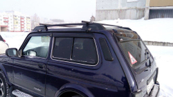 Рейлинги Нива 4x4/Легенд (5 дв) с поперечинами "Усиленные"
