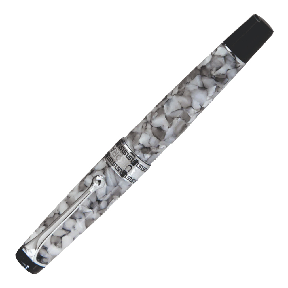Перьевая ручка Aurora Optima Auroloide Gray CT, перо - F, в подарочной коробке