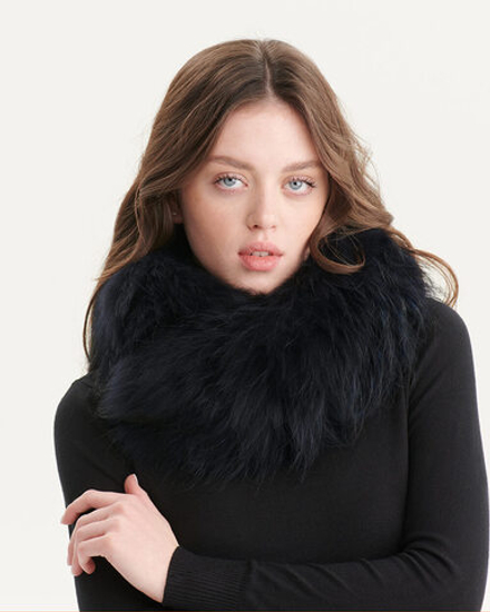 Воротник из меха лисы