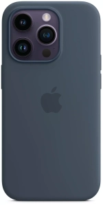 Чехол силиконовый для IPhone 14 Pro with MagSafe Storm Blue