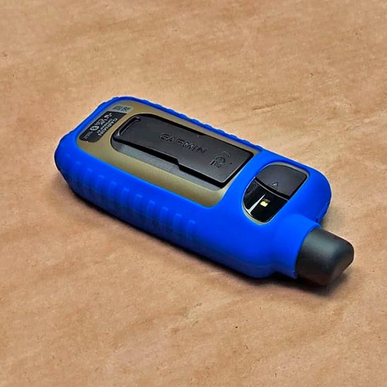 Чехол для Garmin GPSMAP 67/66 силиконовый (Синий)