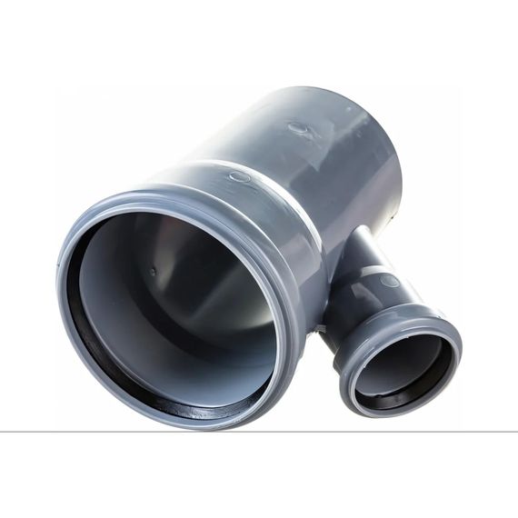 Тройник Политэк Пайп 110х50/45гр. ВК (50) купить в Москве и Московской области по низкой цене с доставкой по России — (2) Тройник Политэк Пайп 110х50/45гр. ВК (50) — (2)