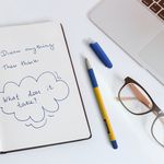 Ручка шариковая OfficeSpace "Yellow Stone" синяя, 0,7мм, грип, штрихкод