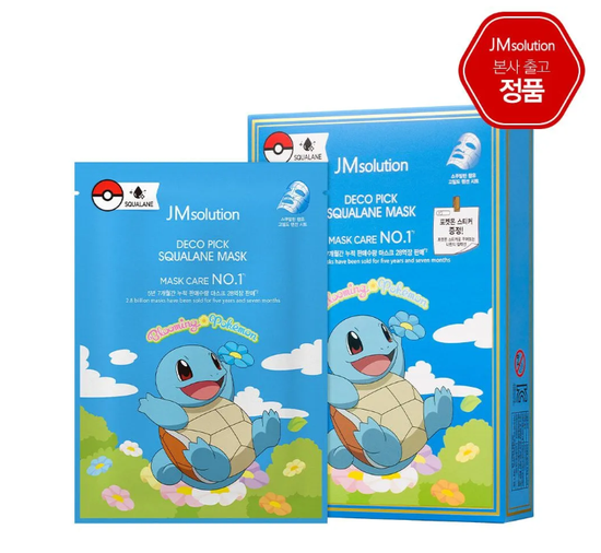 JMsolution Тканевая маска со скваланом - Deco Pick Squalane Mask Pokemon 40 мл