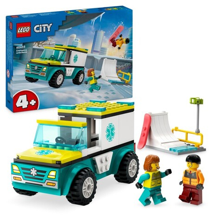 LEGO City — Скорая помощь и сноубордист 60403 / артикул   60403  / GTIN 5702017566764