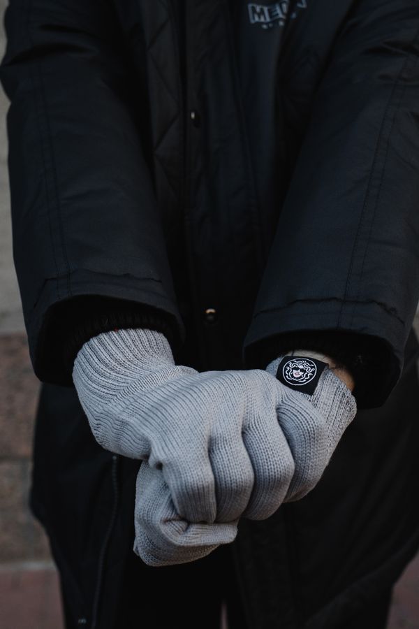 Перчатки MEDOOZA "Classic" Серые - фото 2