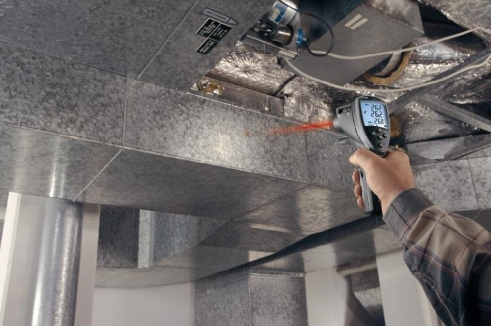 Инфракрасный термометр Testo 845 (со встроенным модулем влажности) 0563 8451