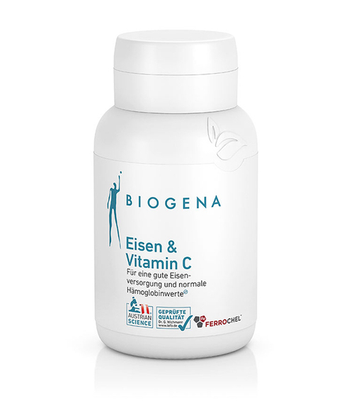 BIOGENA ЖЕЛЕЗО И ВИТАМИН С EISEN & VITAMIN C  (60 кап)