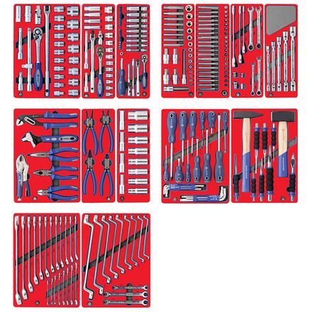 Цена на МАСТАК (5-00270) Набор инструментов "ЛИДЕР" для тележки, 14 ложементов, 270 предметов