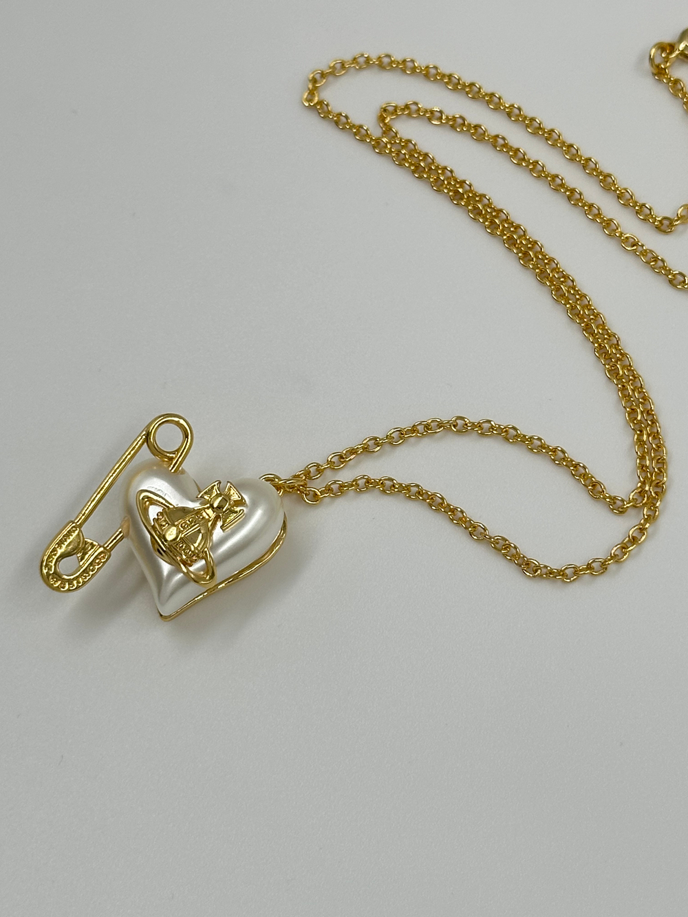 Кулон Сердце с булавкой Vivienne Westwood
