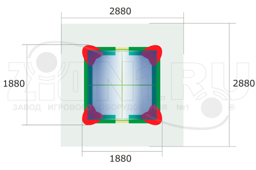 Детская песочница «Тучка»