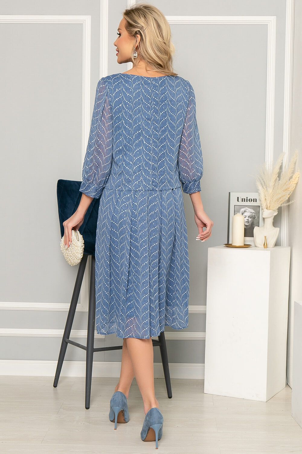 Платье "Пелагея" (голубое) П4969 LT Collection