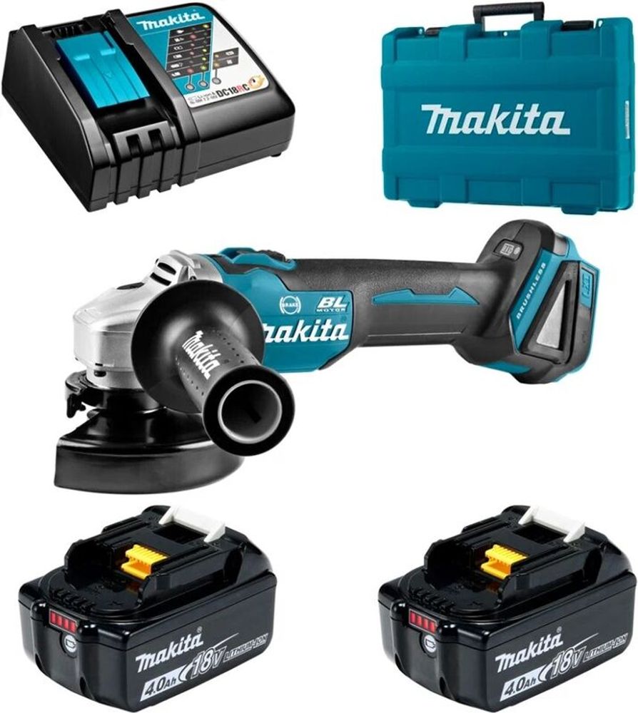 Аккумуляторная угловая шлифмашина Makita DGA506RME