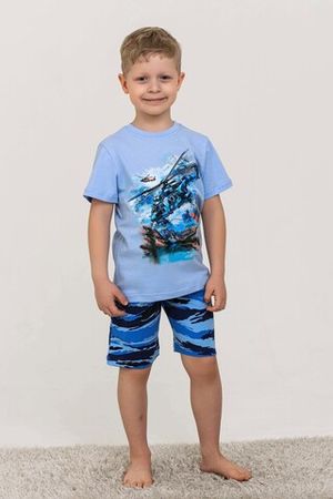 Костюм с шортами для мальчика Авиация