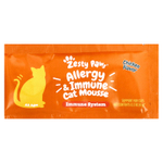 Zesty Paws, Мусс для кошек против аллергии и иммунитета, для кошек, для всех возрастов, с курицей, 14 пакетиков по 6 г (0,2 унции)